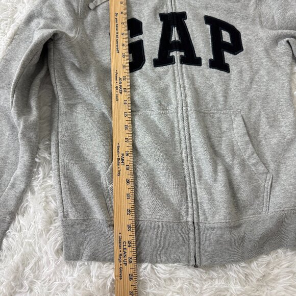 EUC GAP Relaxed Logo Hoodie Size Gray Color Size S - Picture 9 of 9